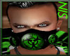 Green Toxic DJ DUB Mask