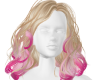 Pink Tip curls