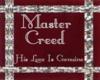 Master Creed's Love
