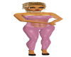 S_Pink Leather Bodysuit