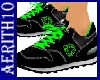 Sneakers Black Green (F)
