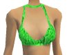 emerald halter bikini