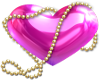Pink Heart and Pearls