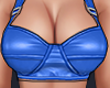 Leather Bra Blue <