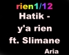 y'a rien Hatik Slimane