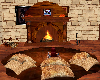 fireplace w/5 poses