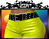 |ZIA|Yellow Plastic Pant
