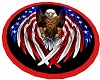 Eagle and USA Flag
