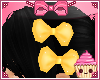 ! Yellow Double Side Bow