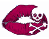 pink skull lips