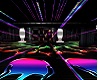 Rainbow skull Dj light
