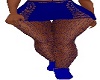 Blue skirt with net rl