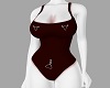 Burgundy bodysuit