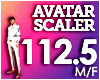 M AVATAR SCALER 112.5%