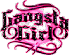 Gangsta girl sticker