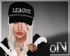 1V League Cap+Hair Blond