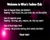 [B3] Techno Club Sign