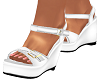White Clarissa Sandals