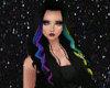 Black Rainbow Hair