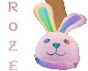 *R*Rainbow Bunny Slipper