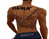 custom male tat for Hawk