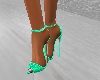 Teal Glamour Sandals