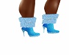 Blue Chrismas Boots