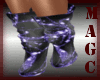 Purple shimmer boots