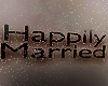 V. HAPPILY MARRIED sign