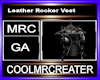 Leather Rocker Vest