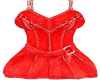 Reina Red Denim Dress