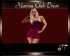 S.T MAROON CLUB DRESS