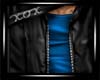 Leather Jacket Blue