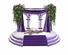 lilac wedding arch