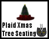 Plaid Xmas Tree Seating