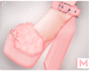 x Fur Pink Heels