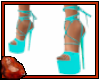 *C Knotted Heels Teal