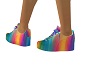 rainbow shoes