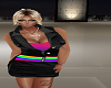 Black  Dress Rainbowbelt