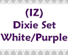 (IZ) Dixie White Purple