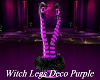 Witch Legs Deco Purple