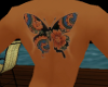 #2 Butterfly back tat