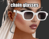 sw white chain glasses