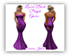 Laced Back Purple Gown