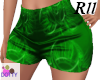 toxic green shorts RLL