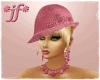 *jf* Glitter Pink Hat F