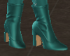 teal teaser leather boot
