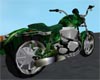 Green Motorcycle