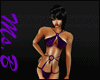 Purple Damsil Bikini