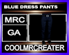 BLUE DRESS PANTS